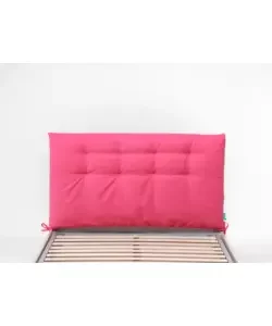 Testiera piazza e mezza in tessuto trapuntato "soffy" fucsia 120 cm Nuova Collezione